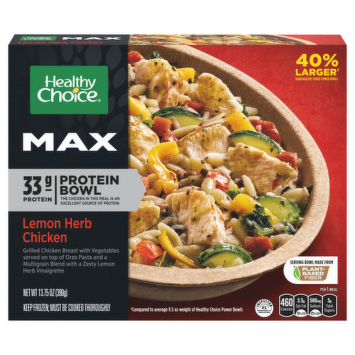 Healthy Choice Max Protein Bowl, Lemon Herb Chicken