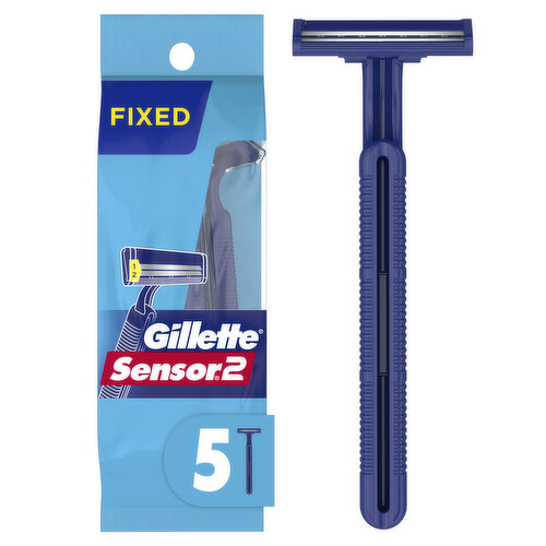 Gillette Gillette Sensor2 Men's Disposable Razors, 5 Ct