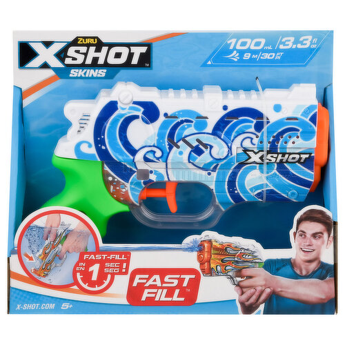 X-Shot Skins Water Blaster, Fast Fill