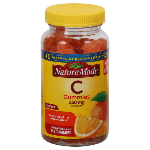 Nature Made Vitamin C, 250 mg, Tangerine, Value Size