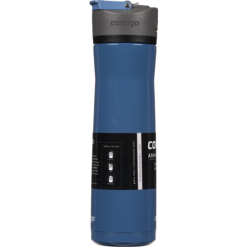 Contigo Water Bottle, Leak-Proof Lid with Autospout, Blue Corn, 24 Fluid Ounce