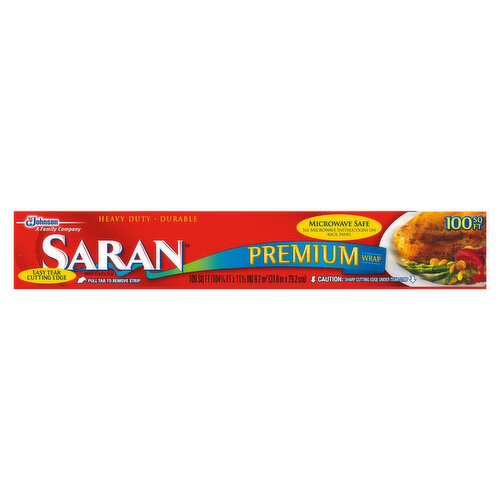 Saran Wrap, Heavy Duty, Premium, 100 Square Feet