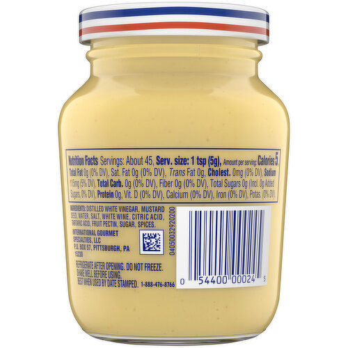 Grey Poupon Dijon Mustard