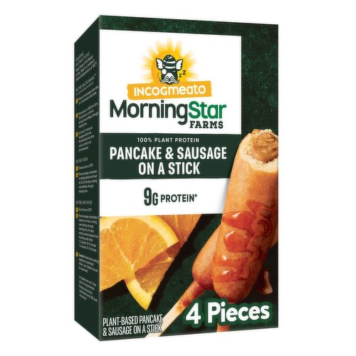 NaN Incogmeato Pancake and Meatless Sausage Stick, Original