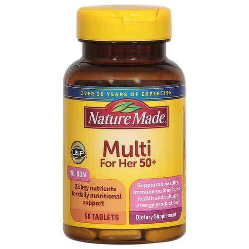 Nature Made Multi, For Her 50+, Tablets