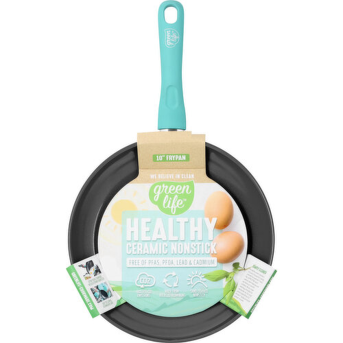 10 CERAMIC NONSTICK PFAS-FREE FRY PAN