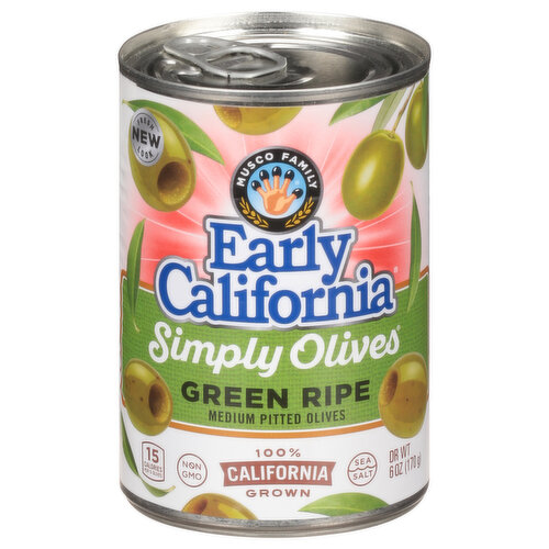 365 by Whole Foods Market, Ripe Green Pitted Olives, 6 Ounce