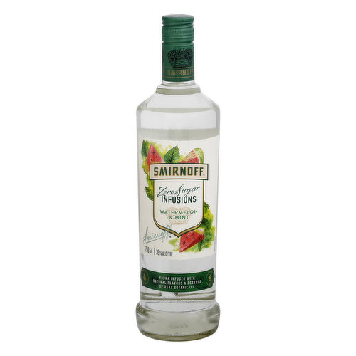 Smirnoff Zero Sugar Infusions Vodka, Watermelon & Mint