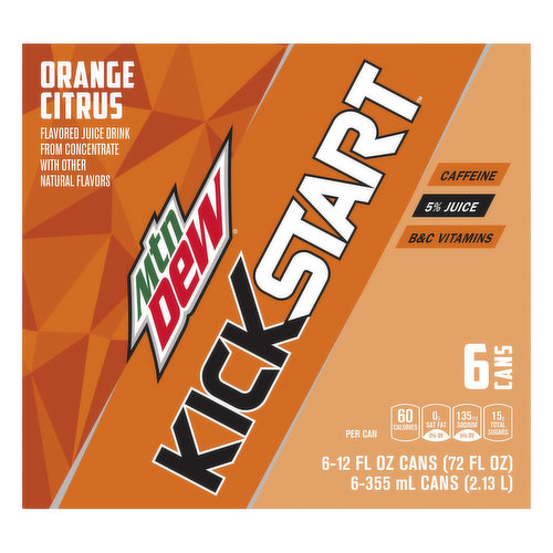 Orange Juice Drinks, 6 Pack