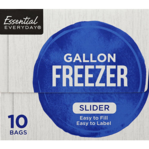 Hefty Slider Bags, Freezer, Gallon, Mega Pack