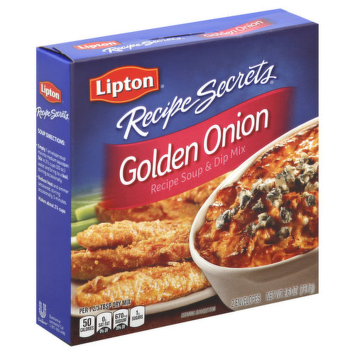 Lipton Recipe Secrets Recipe Soup & Dip Mix, Golden Onion