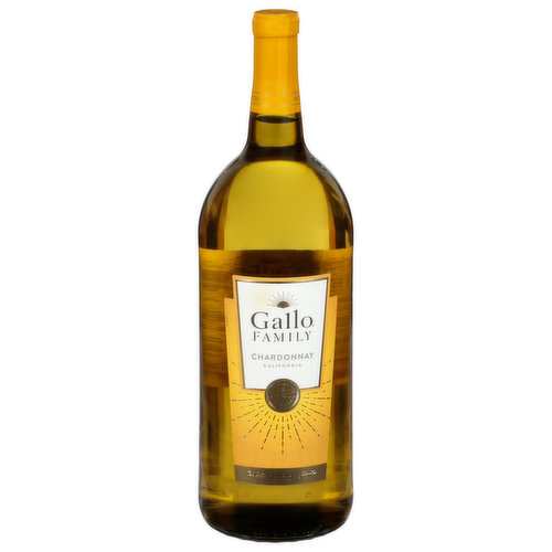 Family owned and sustainably operated. 1933 Founded. Rich & buttery. Since 1933, Gallo Family has stood by the belief that when you’re good to the land, the land will be good to you. Four generations later, we embrace the responsibility of making quality wines for all families while nurturing our land. Our medium-bodied Chardonnay has pleasing notes of citrus, hints of vanilla, and a dash of oak for a well-balanced and approachable taste.