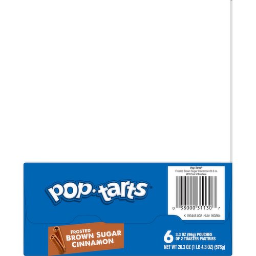 Pop Tarts Toaster Pastries Frosted Brown Sugar