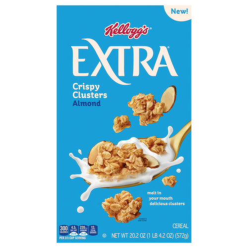 Kellogg's Extra Cereal, Almond, Crispy Clusters