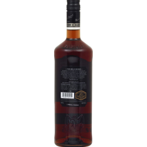 Bacardi・Rum・Black（古酒） Bacardi 80 Proof Black Rum Bottle – Mann Liquor