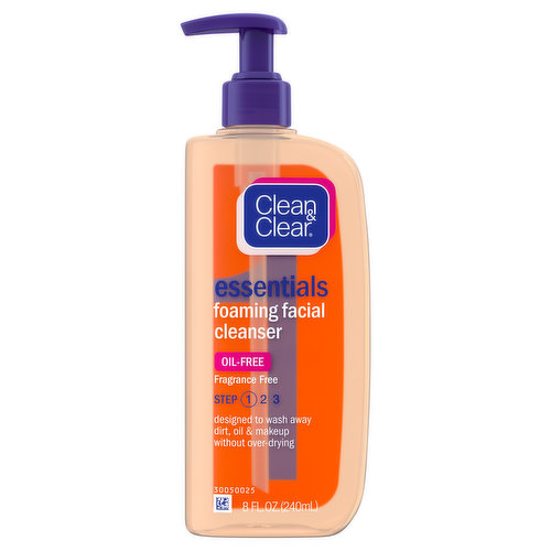 Clean & Clear Essentials Facial Cleanser, Foaming