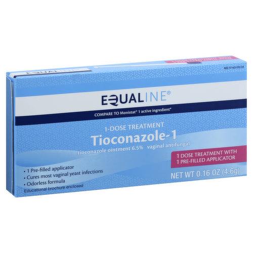 Equaline Tioconazole-1, Ointment, 1-Dose Treatment