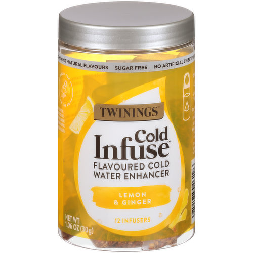 Twinings Cold Infuse Lemon & Ginger Cold Water Enhancer