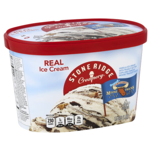 Stone Ridge Creamery Ice Cream, Denali Original Moose Tracks