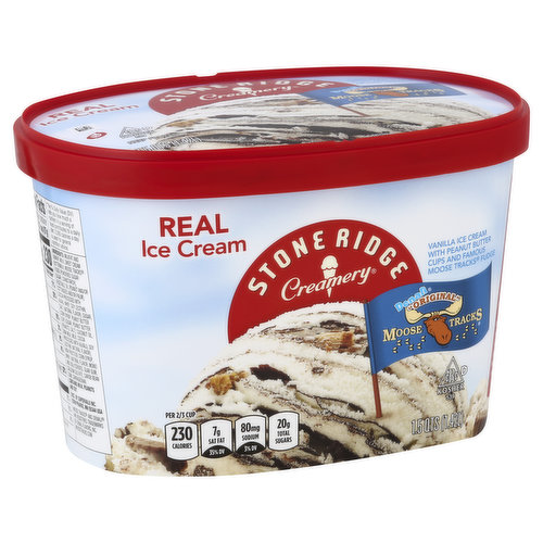 Stoneridge Creamery Ice Cream, Denali Original Moose Tracks