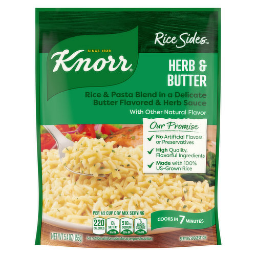 Knorr Herb & Butter Long Grain Rice and Vermicelli Pasta Blend