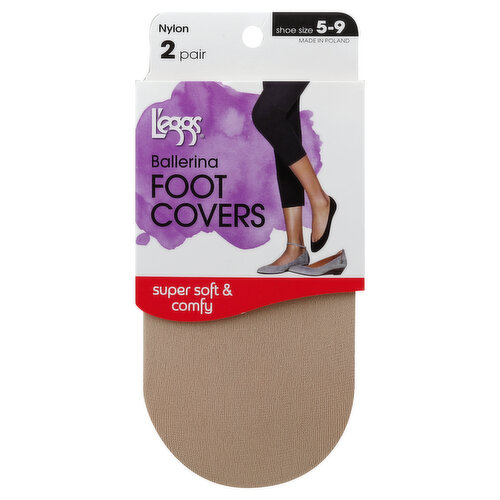 L'eggs Foot Covers, Ballerina, Nude