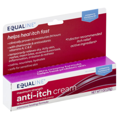 Other Information: Store at 68-77 degrees F (20-25 degrees C).  Misc: 1% hydrocortisone anti-itch creme. Intensive healing formula. Helps heal itch fast. Clinically proven to moisturize 24 hours. With chamomile & antioxidants vitamin A, C & E. Temporarily relieves dry, itchy skin, rashes, insect bites, eczema & posoriasis, inflammation, irritation & redness. Calms, nourishes, hydrates. Safe for sensitive skin. Compare to Cortizone 10 active ingredient (This product is not manufactured or distributed by Chattem, Inc., owner of the registered trademark Cortizone 10). No. 1 doctor recommended itch relief active ingredient (In the US Source: Symphony Health Solutions). Ultra creamy formula helps heal problem skin. Questions or comments? 1-877-932-7948. SuperValu quality guaranteed. We're committed to your satisfaction and guarantee the quality of this product. Contact us at 1-877-932-7948, or www.supervalue-ourownbrand.com. Please have package available.