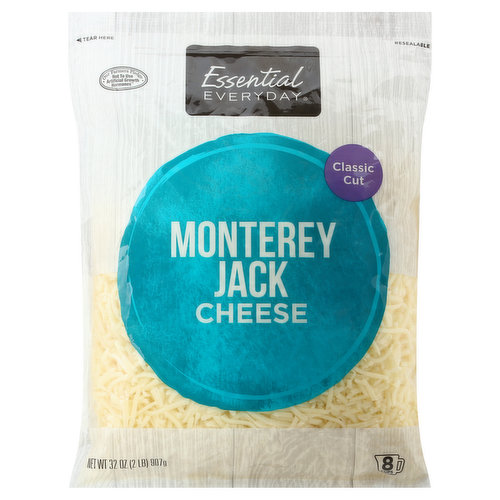 Essential Everyday Cheese, Monterey Jack, Classic Cut