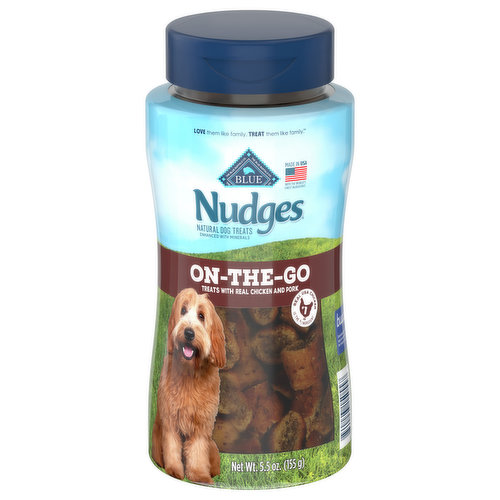 Blue Buffalo Blue Nudges Dog Treats, Natural, On-the-Go