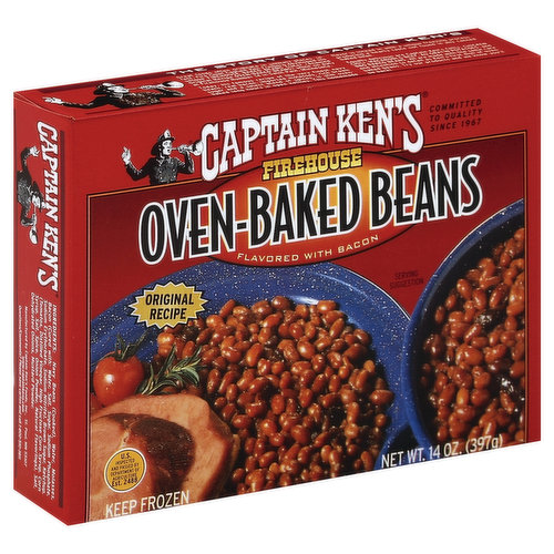 Captain Ken's Oven-Baked Beans, Original Recipe, Firehouse