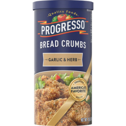 Progresso Bread Crumbs, Garlic & Herb