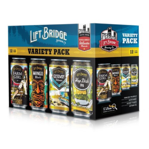 Lift Bridge VARIETY PACK BEER 