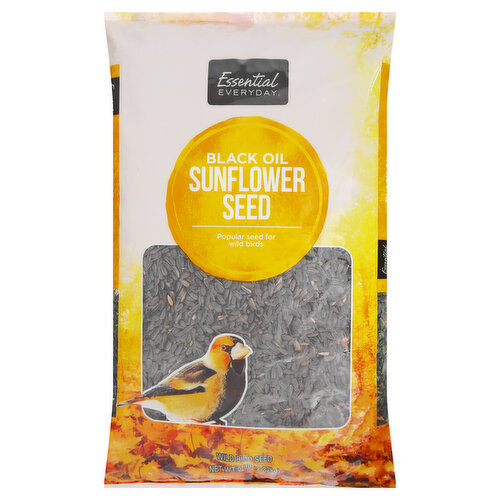 Essential Everyday Wild Bird Seed, Sunflower Seed, Black Oil