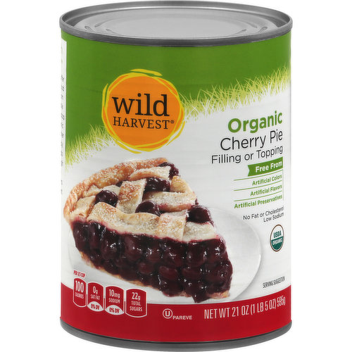 WILD HARVEST Filling or Topping, Organic, Cherry Pie