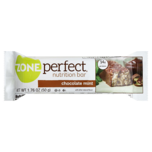 With other natural flavor. 14 g protein. Live the life you love, and nourish it with ZonePerfect. To learn more about other ZonePerfect Nutrition Bars, call us at 1-800-666-6830. Or visit www.ZonePerfect.com.
