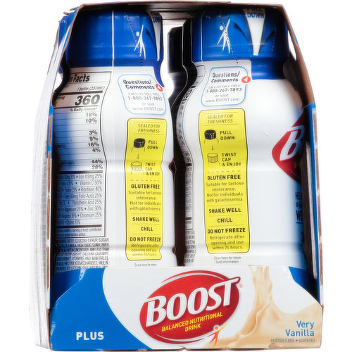 Boost Balanced Nutritional Drink Very Vanilla Very Vanilla