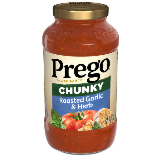 Prego® Chunky Roasted Garlic and Herb Pasta Sauce