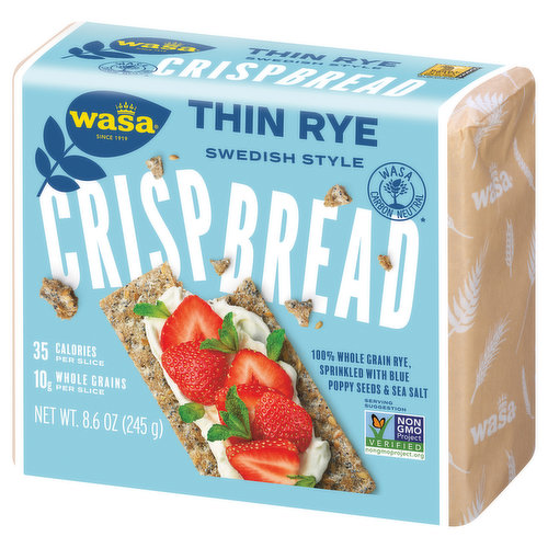 Wasa Crisp'n Light 7 Grains Swedish Style Crispbread Crackers - Shop  Crackers & Breadsticks at H-E-B