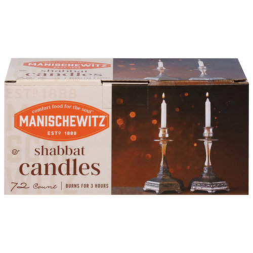 Manischewitz Candles, Shabbat