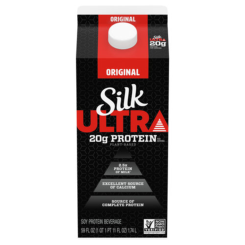 Silk Ultra Soy Protein Beverage, Original