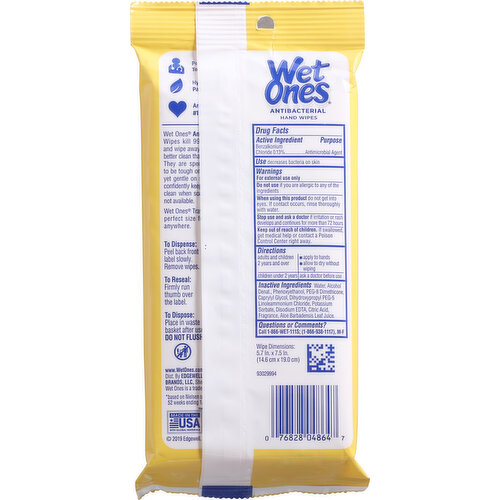 Save on Wet Ones Tropical Splash Antibacterial Hand Wipes Order