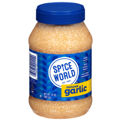 Spice World Garlic, Minced