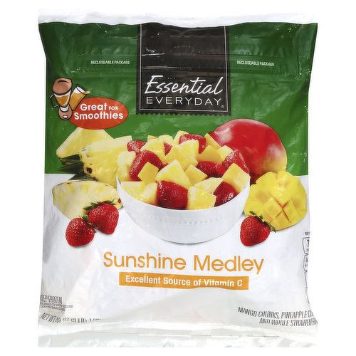 Great Value Pineapple Chunks, 48 oz (Frozen)