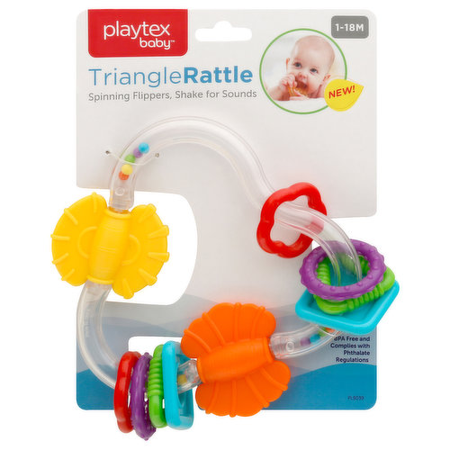 Playtex Baby Rattle, Triangle