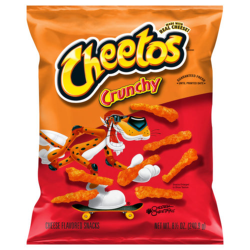 Cheetos Cheese Flavored Snacks, Crunchy
