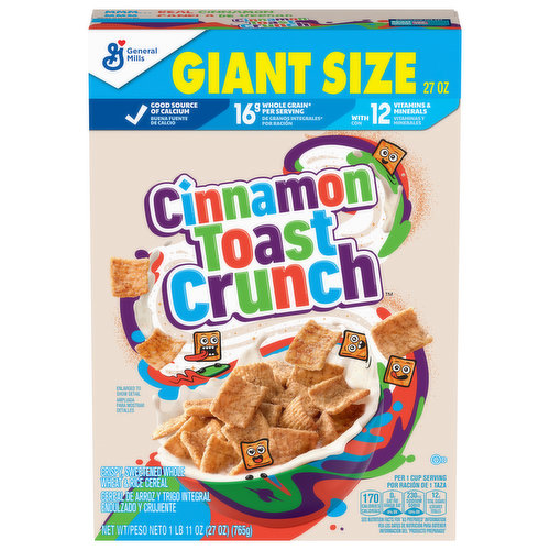 Cinnamon Toast Crunch Cereal, Giant Size