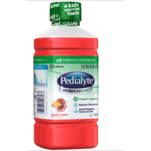 Pedialyte Electrolyte Solution Cherry Punch