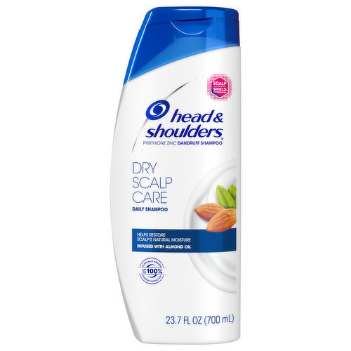Brought to you by the #1 dermatologist recommended brand, Head and Shoulders Dry Scalp Care Shampoo provides fast relief from irritating symptoms including dryness, itch+, flakes and oil^ to ensure that your scalp feels healthy and your locks are up to 100% flake-free*. Infused with fragrant notes of almond oil, Dry Scalp Care Shampoo restores your scalp’s natural moisture with an anti-dandruff formula designed especially for dry scalp treatment to give you a soothing, clean feel and healthy, vibrant look you’ll love.+itch associated with dandruff*visible flakes; with regular use^ washes away oil & flakes