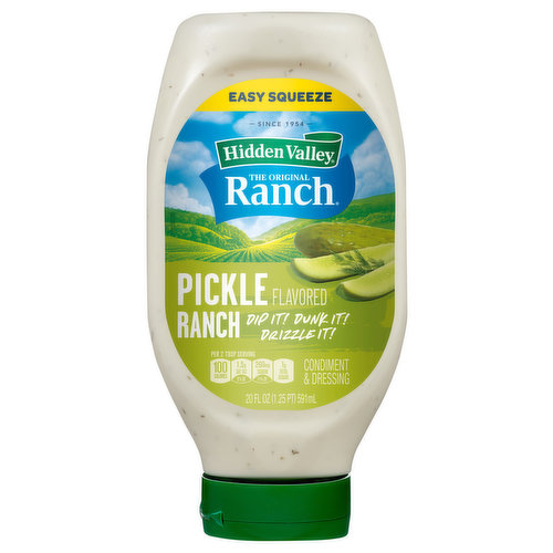 Hidden Valley Condiment & Dressing, Ranch Pickle Flavored