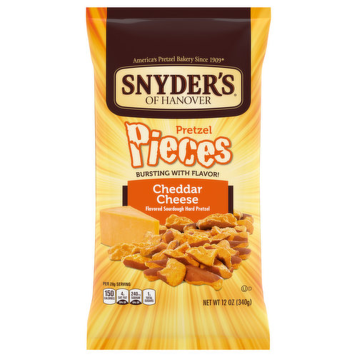 Snyder's of Hanover Pretzels Pieces, Cheddar Cheese